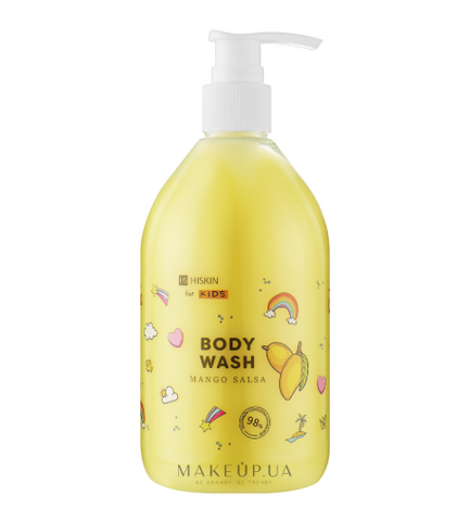 HiSkin Kids BODY Гель для душу з ароматом манго сальса 400 мл 5907775548322 фото