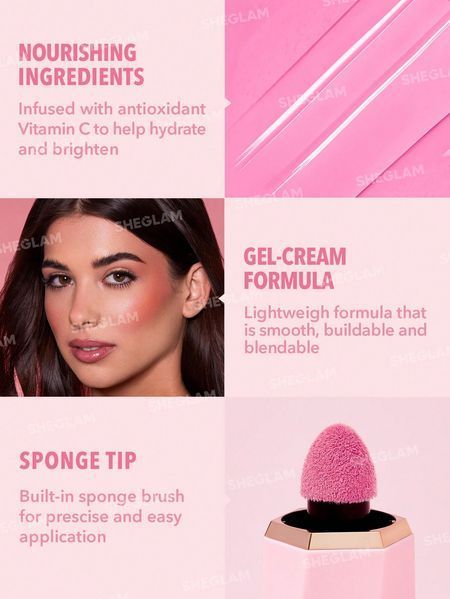 Рідкі матові рум'яна SHEGLAM Color Bloom Liquid Blush Matte Finish 5.2 мл PETAL TALK 6931611314078 фото