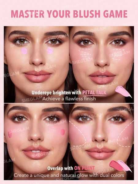 Рідкі матові рум'яна SHEGLAM Color Bloom Liquid Blush Matte Finish 5.2 мл PETAL TALK 6931611314078 фото