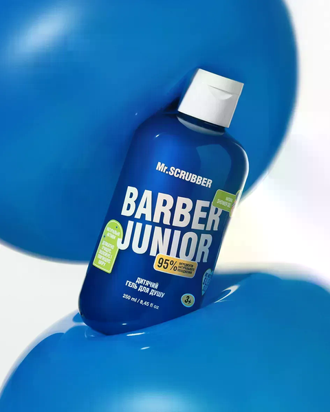 Дитячий гель для душу Barber Junior Mr.SCRUBBER 4823109703612 фото