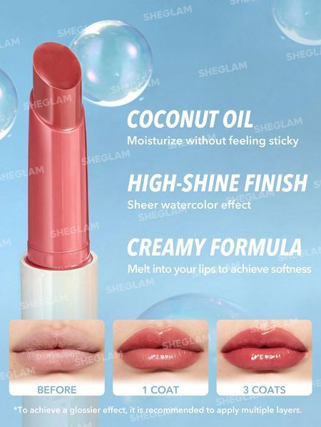 Твердий блиск для губ Sheglam Pout-Perfect Shine Lip Plumper-First Crush, 2 г 6931611314115 фото