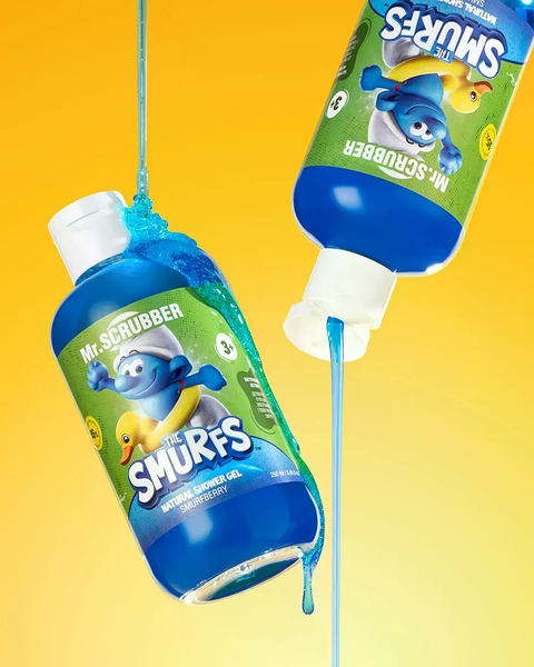 Натуральний дитячий гель для душу The Smurfs Smurfberry Mr.SCRUBBER 4823109705098 фото