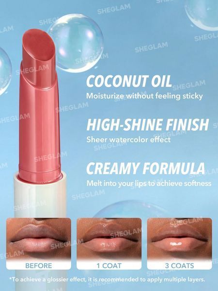 Твердий блиск для губ Sheglam Pout-Perfect Shine Lip Plumper-Mahogany Magic, 2 г 6931611300521 фото