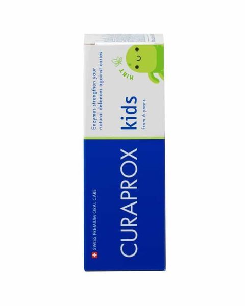 Дитяча зубна паста "Curaprox" з фтором з 6-ти років, М'ЯТА, 60мл. 7612412429459 фото