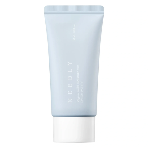 Зволожуючий сонцезахисний крем з рослинним скваланом Needly Vegan Mild Moisture Sun SPF 50+ PA++++ (50 мл) 8809455422052 фото