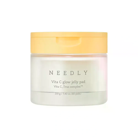 Зволожувальні тонер-педи для сяйва шкіри Needly Vita C Glow Jelly Pad (60 шт) 8809455422472 фото