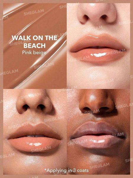 Твердий блиск для губ Sheglam Pout-Perfect Shine Lip Plumper Walk On The Beach, 2 г 6931611300552 фото