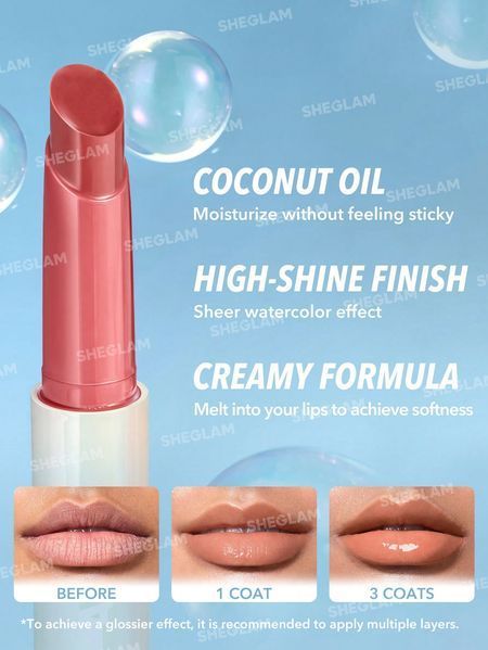 Твердий блиск для губ Sheglam Pout-Perfect Shine Lip Plumper Walk On The Beach, 2 г 6931611300552 фото