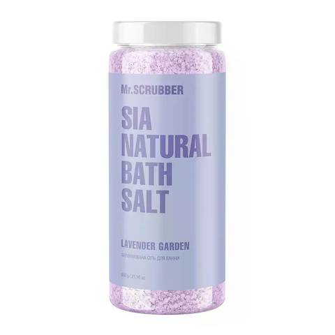 Парфумована сіль для ванни Sia Natural Bath Salt Lavender Garden Mr.SCRUBBER 4823109702882 фото