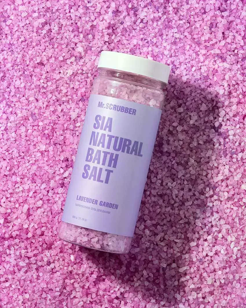 Парфумована сіль для ванни Sia Natural Bath Salt Lavender Garden Mr.SCRUBBER 4823109702882 фото