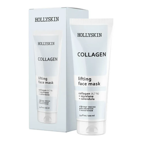 Ліфтинг-маска для обличчя HOLLYSKIN Collagen Face Mask з колагеном 4823109700307 фото