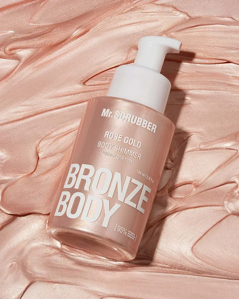 Шимер для тіла Rose Gold Bronze Body Mr.SCRUBBER 4823109704558 фото