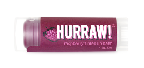 Бальзам для губ Hurraw! Raspberry Tinted Lip Balm (4,8г) 851228005618 фото