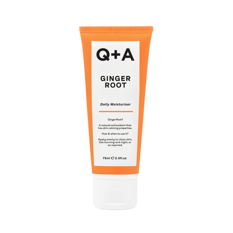 Зволожуючий крем для обличчя на основі кореня імбиру Q+A Ginger Root Daily Moisturiser 75ml 742271477142 фото