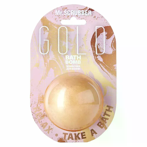 Бомбочка для ванни Gold Mr.SCRUBBER 4820200332291 фото