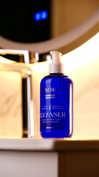 Гель для вмивання обличчя делікатний Soika Cleanser з бетаїном та пробіотиками 250 мл 4820206217011 фото