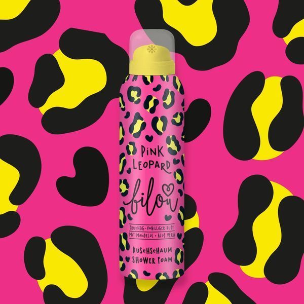 Пінка для душу Bilou Pink Leopard 200 мл 4260437291785 фото