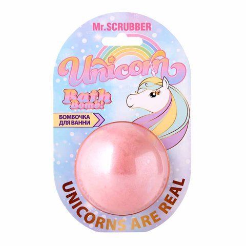 Бомбочка для ванни Unicorn Mr.SCRUBBER, 200г 4820200332437 фото