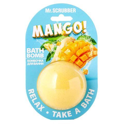 Бомбочка для ванни Mango Mr.SCRUBBER, 200 г 4820200332376 фото