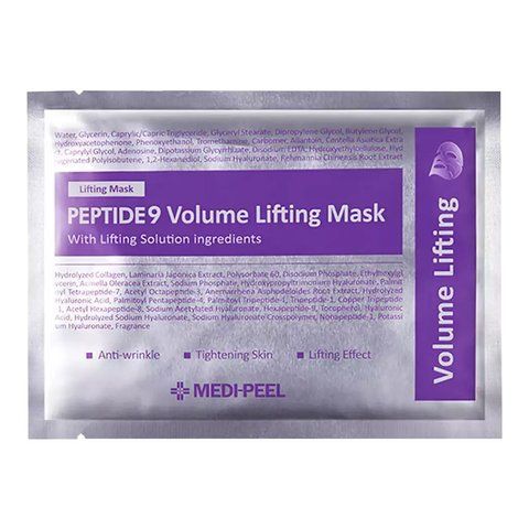 Тканинна маска для обличчя з ефектом ліфтингу Peptide 9 Volume Lifting Mask, 25 мл 8809941821536 фото