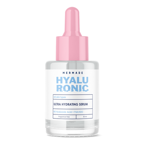 Ультра зволожуюча сироватка-бустер для обличчя MERMADE 4D Hyaluronic Acid & PatcH2O 30 мл 4823122900487 фото