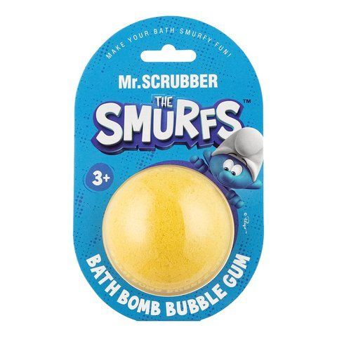 Бомбочка для ванни The Smurfs Bubble gum Mr.SCRUBBER 4823109705135 фото