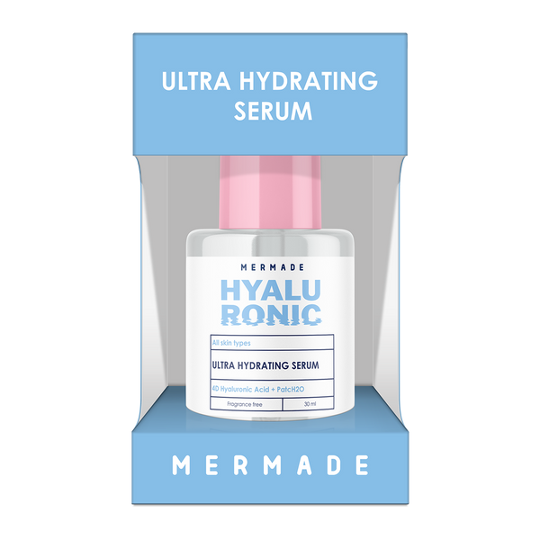 Ультра зволожуюча сироватка-бустер для обличчя MERMADE 4D Hyaluronic Acid & PatcH2O 30 мл 4823122900487 фото