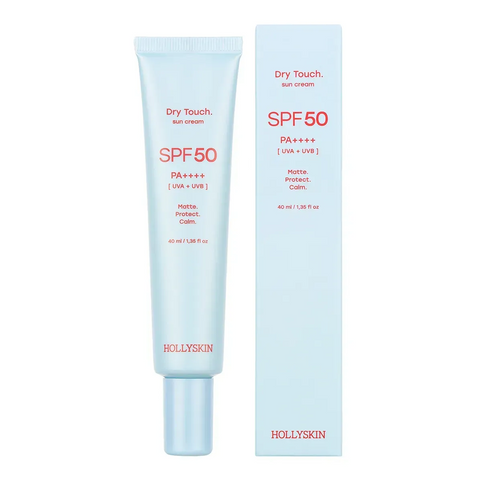 Матуючий сонцезахисний крем для обличчя HOLLYSKIN Dry Touch. SPF 50 4823109705920 фото
