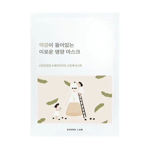 Поживна тканинна маска Soybean Nourishing Mask Sheet ROUND LAB 8809624723089 фото