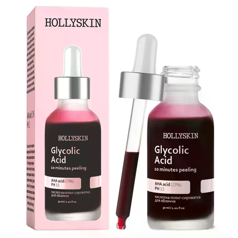 Кислотна сироватка-пілінг для обличчя Glycolic Acid, 30 ml 4820200411057 фото