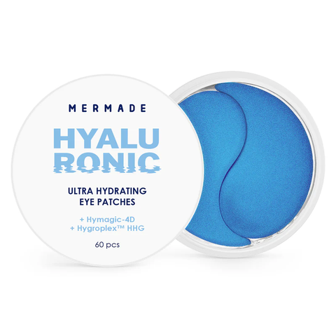 Зволожуючі гідрогелеві патчі під очі MERMADE 4D Hyaluronic Acid & Аnti-thirst technology 60 шт 4823122901248 фото
