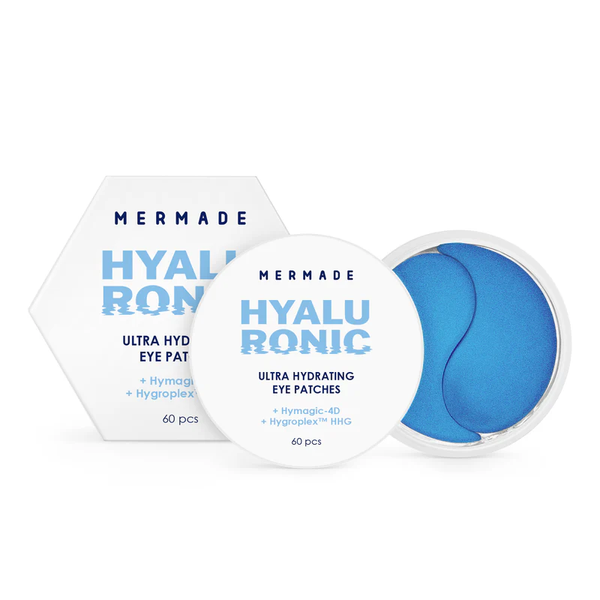 Зволожуючі гідрогелеві патчі під очі MERMADE 4D Hyaluronic Acid & Аnti-thirst technology 60 шт 4823122901248 фото
