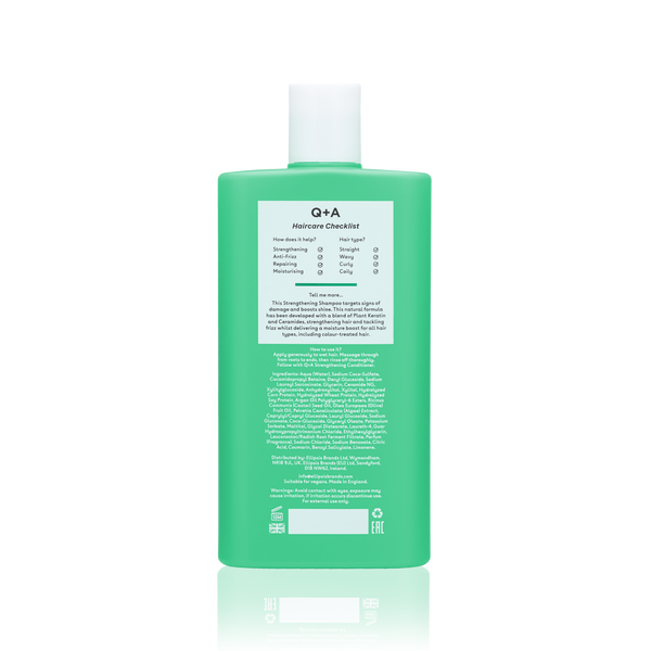 Шампунь для укріплення та покращення росту волосся Q+A Strengthening Shampoo 250ml 5060486268832 фото