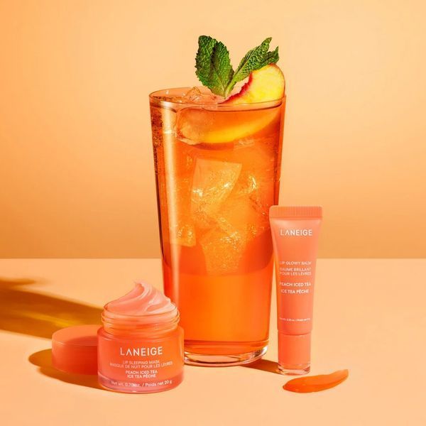 Нічна маска для губ "Персиковий чай" LANEIGE LIP SLEEPING PACK EX PEACH ICE TEA 20G 8809925206441 фото