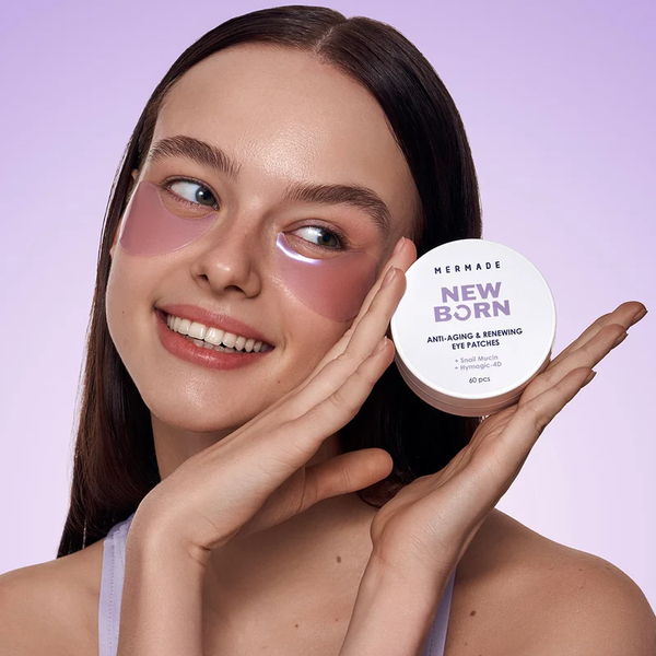 Омолоджуючі гідрогелеві патчі під очі MERMADE Snail Secretion Filtrate & 4D Hyaluronic Acid, 60 шт 4823122901286 фото