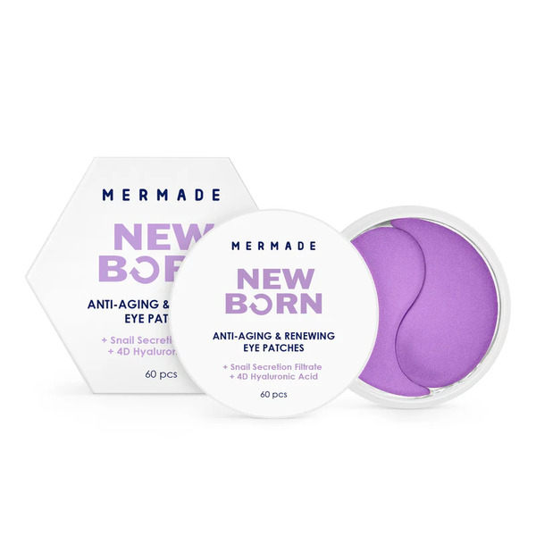 Омолоджуючі гідрогелеві патчі під очі MERMADE Snail Secretion Filtrate & 4D Hyaluronic Acid, 60 шт 4823122901286 фото