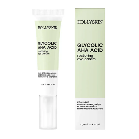 Крем для шкіри навколо очей з гліколевою кислотою HOLLYSKIN Glycolic AHA Acid Eye Cream 4823109700673 фото