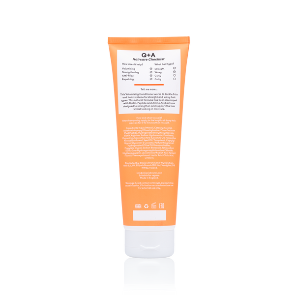 Кондиціонер для створення об'єму волосся Q+A Volumising Conditioner 250ml 5060486268825 фото