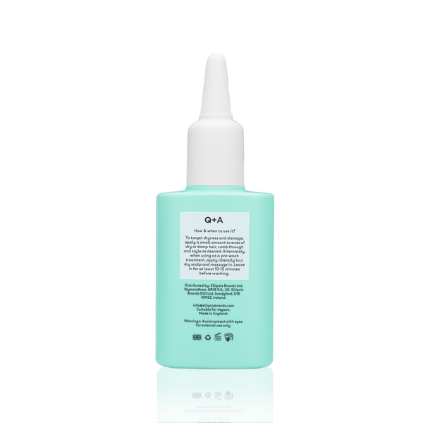 Живильна олія для волосся та шкіри голови Q+A Nouroshing Scalp+Hair Oil 50ml 5060486268900 фото