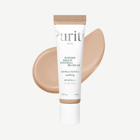 BB крем для обличчя з екстрактом центелли Purito Seoul Wonder Releaf Centella BB Cream SPF 30 PA+++ №21, 30мл 8809563103690 фото