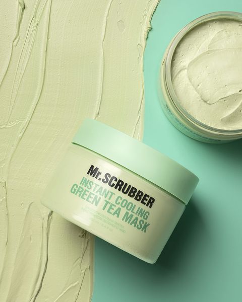 Охолоджувальна маска для обличчя Instant Cooling Green Tea Mask 3 екстрактом зеленого чаю Mr.SCRUBBER  4823109702349 фото