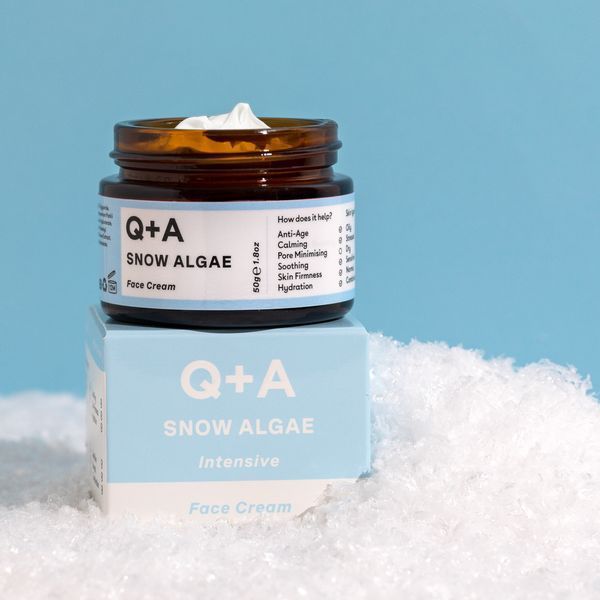 Крем для обличчя зі сніжною водорістю Q+A Snow Algae Intensive Face Cream 50g 5060486264001 фото
