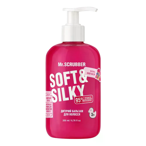 Дитячий бальзам для волосся Soft & Silky Mr.SCRUBBER 4823109703520 фото