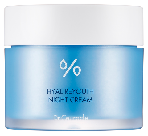 Зволожуючий нічний крем-маска з гіалуроновою кислотою Dr.Ceuracle Hyal Reyouth Night Cream (60 г) 8806133616666 фото
