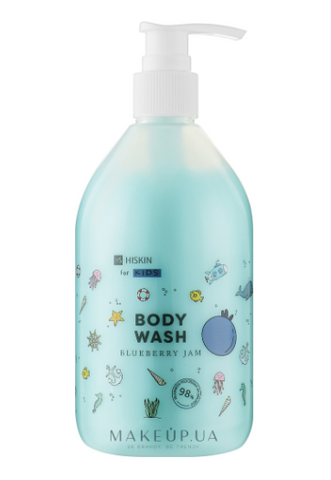 Дитячий гель для душу HiSkin Kids Body Чорничний джем 400 мл 5907775547691 фото