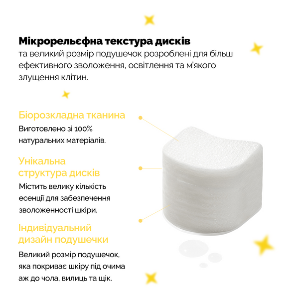 Зволожувальні тонер-педи для сяйва шкіри Needly Vita C Glow Jelly Pad (2 шт) 8809455422502 фото
