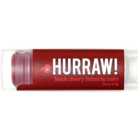 Бальзам для губ Hurraw! Black Cherry Tinted Lip Balm (4,8 г) 851228005014 фото