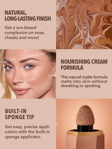 Рідкий кремовий контур SHEGLAM Sun Sculpt Liquid Contour Golden Sun 5.2 мл 6931611300132 фото
